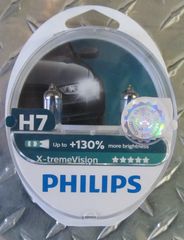 ΣΕΤ ΛΑΜΠΕΣ PHILIPS H7 55W X-TREME VISION +130%
