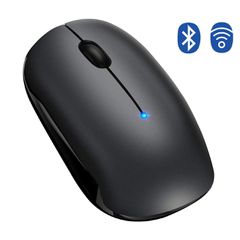 Patuoxun 2.4G Ασύρματο & Bluetooth Ποντίκι Dual-Mode Μαύρο
