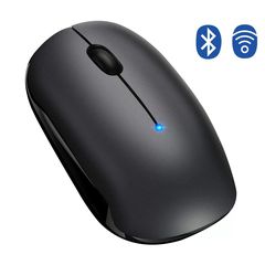 Patuoxun 2.4G Ασύρματο & Bluetooth Ποντίκι Dual-Mode Μαύρο