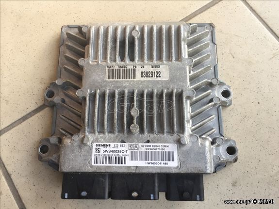 ΕΓΚΕΦΑΛΟΣ 5WS40029O-T,9656171080 PEUGEOT 307 2.0CC HDI RHR