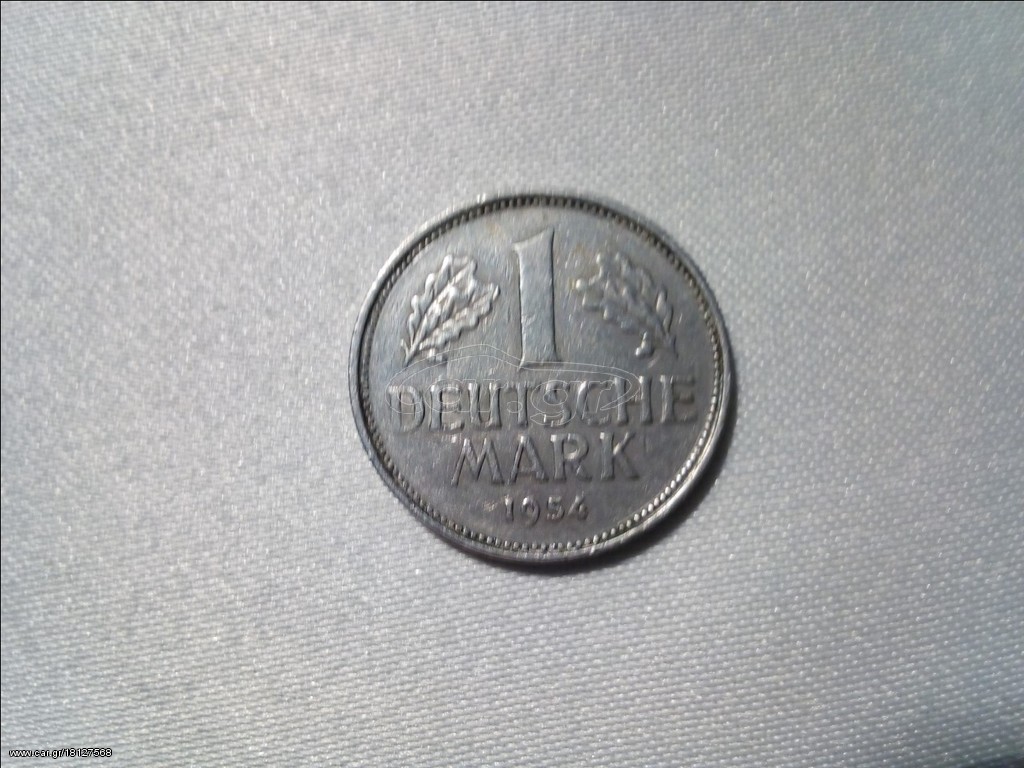 1 ΜΑRK  1954  J  ,  GERMANY