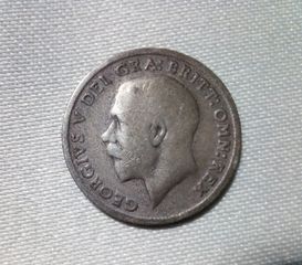 1 FLORIN  1920 , GR. BRITAIN , SILVER