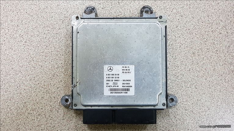 ΕΓΚΕΦΑΛΟΣ Mercedes-Benz Engine ECU, CRD2.30, OM651, 28213920, A6519002600, A6519012200, R0414A009A