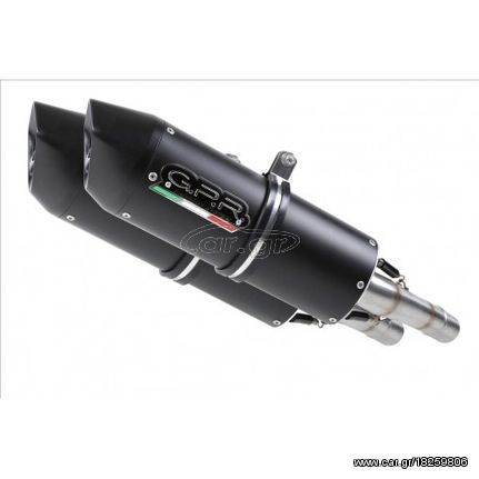 Gpr Εξατμίσεις Δπλά Τελικά Furore Black Suzuki SV 1000 2003 - 2008 