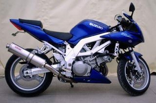 Gpr Εξατμίσεις Δπλά Τελικά Gpe Anniversary Titanium Oval Suzuki SV 1000 2003 - 2008 