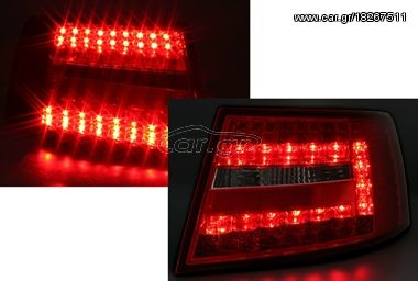 LED πίσω φώτα για Audi A6 4F σε κόκκινο και λευκό/Κοκκινο fime