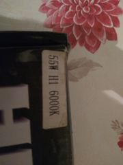 H1 XENON 55W 6000K