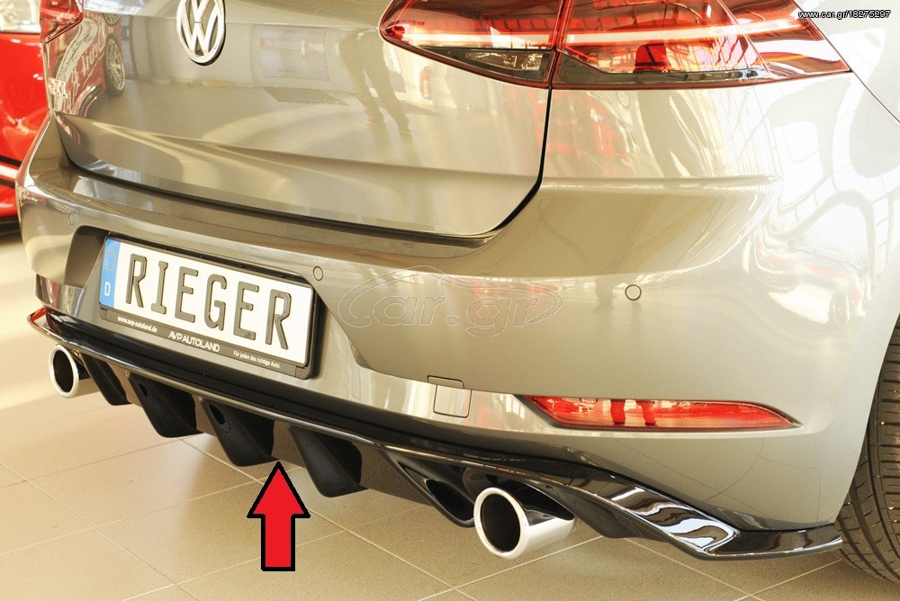 DIFFUSER RIEGER VW GOLF GTI FACE LIFT.