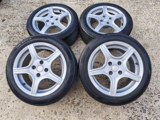 Ζαντες 15αρες (4x100) Tekno με λαστιχα 195/50/15