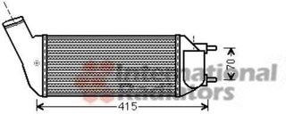 Ψυγείο Intercooler CITROEN DS5 Hatchback / 5dr 2011 - 2015 2.0 HDi 135  ( RHD (DW10CB)  ) (136 hp ) Πετρέλαιο #203006230