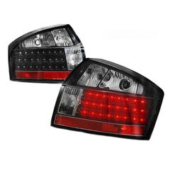 Πισινά Φανάρια Set Για Audi A4 B6 00-04 Led Μαύρα KAtuning