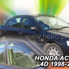 ΑΝΕΜΟΘΡΑΥΣΤΕΣ ΓΙΑ HONDA ACCORD VI 4D 10/1998-2003 / ACURA TL II 1999-2003 ΖΕΥΓΑΡΙ ΑΠΟ ΕΥΚΑΜΠΤΟ ΦΙΜΕ ΠΛΑΣΤΙΚΟ HEKO - 2 ΤΕΜ.