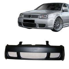 Μπροστινός Προφυλακτήρας Για VW Golf IV (4) 98-03 R32 Look Από Abs Πλαστικό Με Σίτες Αλουμινίου Made in Taiwan