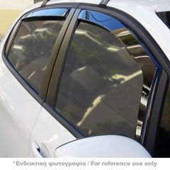 ΑΝΕΜΟΘΡΑΥΣΤΕΣ ΓΙΑ RENAULT LAGUNA 4D / 5D LIFTBACK 03/2001-2007 ΣΕΤ ΑΥΤΟΚΙΝΗΤΟΥ ΑΠΟ ΕΥΚΑΜΠΤΟ ΦΙΜΕ ΠΛΑΣΤΙΚΟ HEKO - 4 ΤΕΜ.