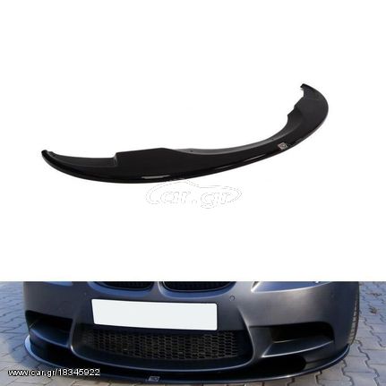 Μπροστινό Spoiler Για Bmw 3 E92 / E93 06-09 M3 Γυαλιστερό Μαύρο Maxton Design 1 Τεμάχιο