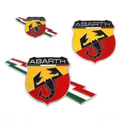 Fiat Abarth Μεταλλικα Αυτοκόλλητα  