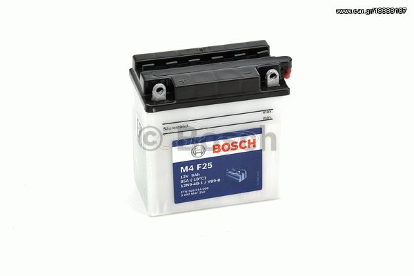 Bosch ΜΠΑΤΑΡΙΑ MOTO  M4F25 9Ah 80EN [ΤΙΜΗ ΜΕ ΦΠΑ]