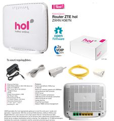 Modem Router ADSL, VDSL ZTE ZXHN H367N Voip