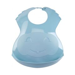 Thermobaby Πλαστική Σαλιάρα Soft Blue 2153063