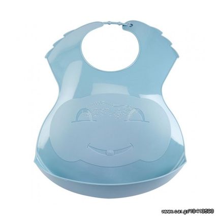 Thermobaby Πλαστική Σαλιάρα Soft Blue 2153063