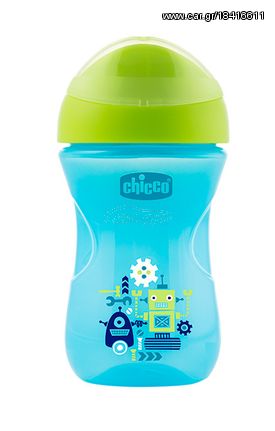 Chicco Κύπελλο Easy 12m+ 266ml Blue Green 06961-20