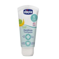 Chicco Οδοντόπαστα Με Γεύση Μήλο Και Μπανάνα Χωρίς Φθόριο 6m+ 50ml 02320-10