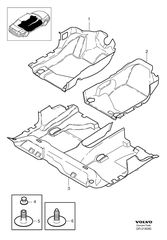 VOLVO S40 2005-2012 MOUKETA KOMATI MONO ARIST EMPROS  KOD 39853421  TEM 1 TIM 50E KENOURGIO ORIGINAL VOLVO