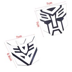 Σήμα Transformers - Autobot και Decepticon 3D-thumb-1