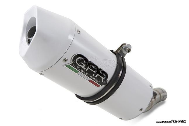 Gpr Εξάτμιση Τελικό Albus Ceramic White Suzuki DR 650 1990 - 1995