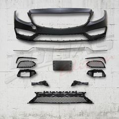 MERCEDES BENZ C CLASS C205 COUPE & A205 CABRIO 2015-2018 & 18-21 Τype AMG C63 BODY KIT-thumb-18