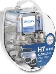 Philips WhiteVision Ultra H7 12V 55W 12972WVUSM – 2 τεμ. + 2 W5W