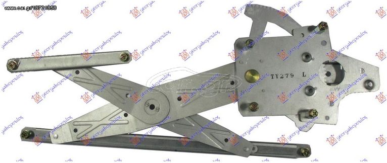 TOYOTA YARIS 99-05 ΓΡΥΛΛΟΣ ΠΑΡΥΡΟΥ ΕΜΠΡΟΣ ΗΛΕΚΤΙΚΟΣ 3/5Π ΧΩΡΙΣ ΜΟΤΕΡ (ΓΑΛΛΙΚΟ) ΑΡΙΣΤΕΡΟΣ