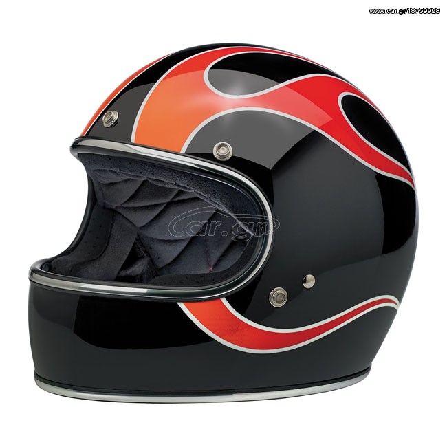 ΚΡΑΝΟΣ BILTWELL GRINGO HELMET DICE FLAMES ECE