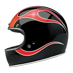 ΚΡΑΝΟΣ BILTWELL GRINGO HELMET DICE FLAMES ECE-thumb-1