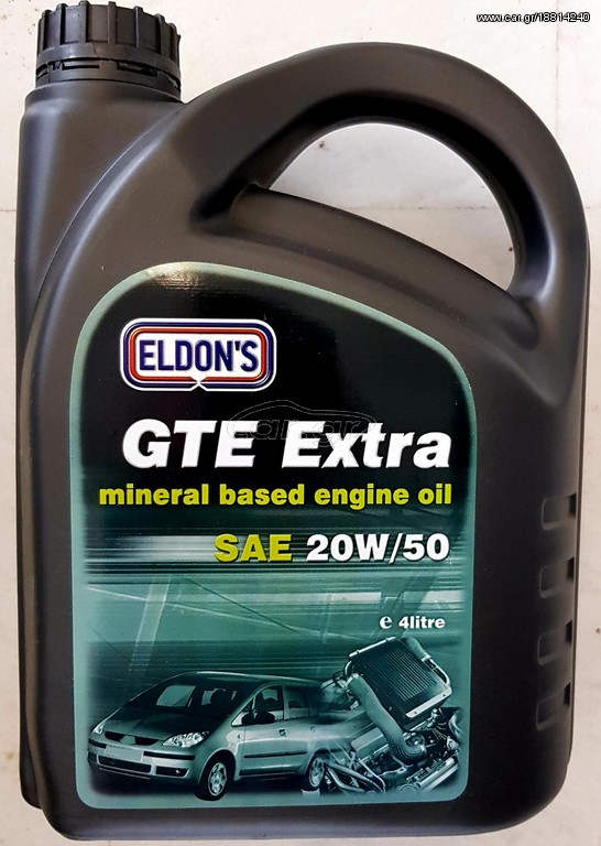 ELDON'S  GTE EXTRA 20W/50 4L