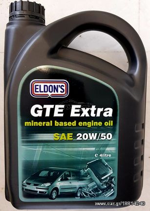 ELDON'S  GTE EXTRA 20W/50 4L 