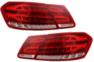 ΦΑΝΑΡΙΑ ΠΙΣΩ LED ΓΙΑ MERCEDES W212 W212 (2009-2013) Facelift Look Red/Smoked