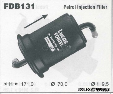 ΦΙΛΤΡΟ ΚΑΥΣΙΜΟΥ MAZDA 121-323-MX5 (LUCAS)