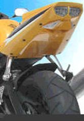 Ermax Βάση Πινακίδας Με Φλας YZF-R6 03-05 Μαύρη Άβαφη-thumb-3