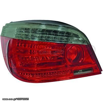 ΦΑΝΑΡΙΑ ΠΙΣΩ LED BMW E60 WWW.EAUTOSHOP.GR RED CLEAR RED SMOKE 04-07