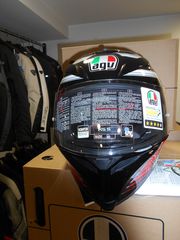 AGV K-5 S Firerace Black Red-thumb-1
