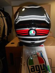 AGV K-5 S Firerace Black Red-thumb-2