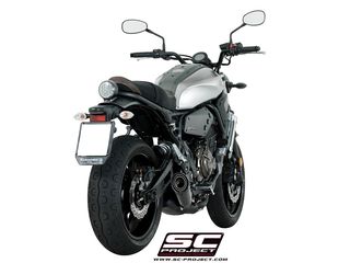 Sc Project Ολόσωμη Εξάτμιση 2-1 S1 Matt Black/Carbon End Yamaha MT 07 2017 - 2020 Euro4