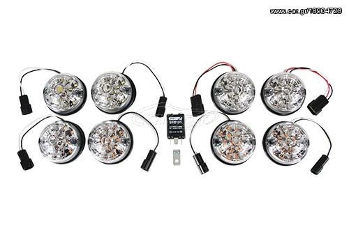 KIT LED WIPAC DEFENDER (CLEAR/COLOUR)