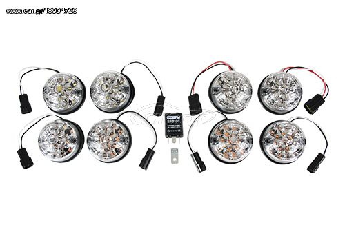 KIT LED WIPAC DEFENDER (CLEAR/COLOUR)