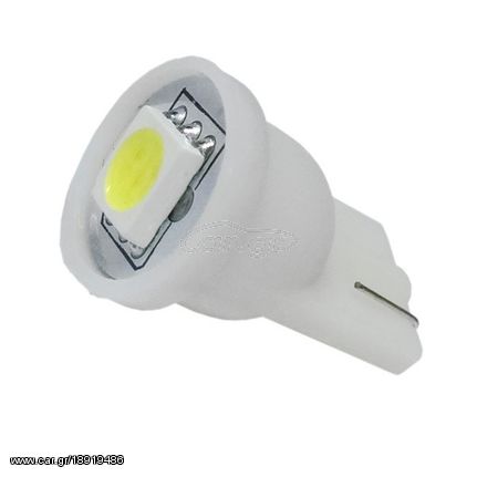 Λαμπτήρας LED T10 με 1 SMD 5050 Ψυχρό Λευκό GloboStar 71040