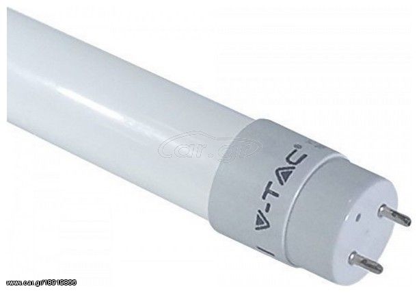 LED V-TAC Τύπου Φθορισμού T8 120cm 18W Nano Plastic Non Rotation Φώς Ημέρας 6273