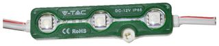 LED Module Αδιάβροχο με 3 SMD 5050 12v Πράσινο 5119