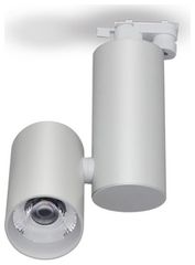 Φωτιστικό Ράγας V-TAC Track Light 30W LED Βάση Λευκή Φωτισμός Ψυχρό Λευκό