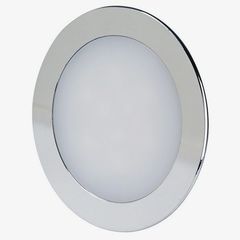 LED  Πάνελ mini V-TAC 18W στρογγυλό Νίκελ Χρώμιο Θερμό Λευκό 6346